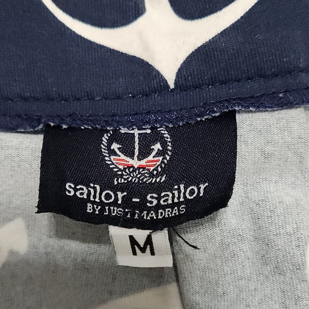 Sailor Sailor Just Madras Regatta Skirt Blue White Size Medium - Picture 6 of 12